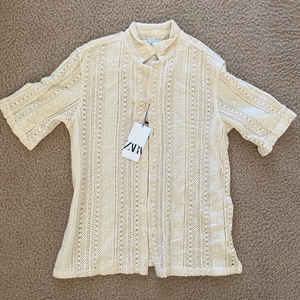 Zara button down shirt